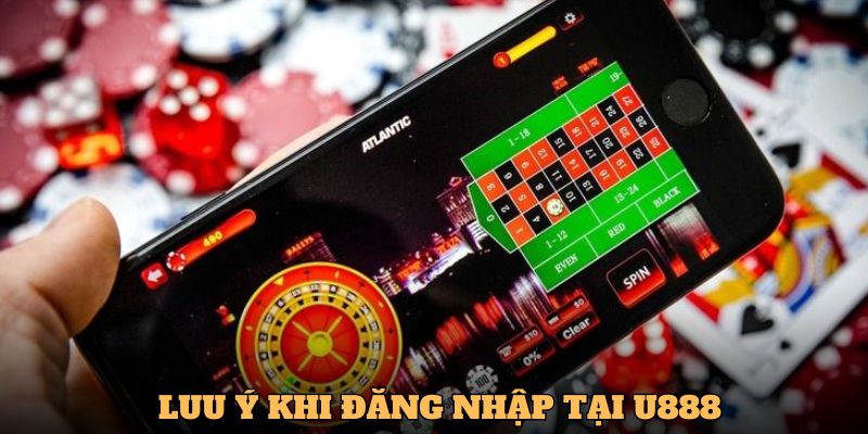 Một số lưu ý khi anh em thực hiện đăng nhập U888