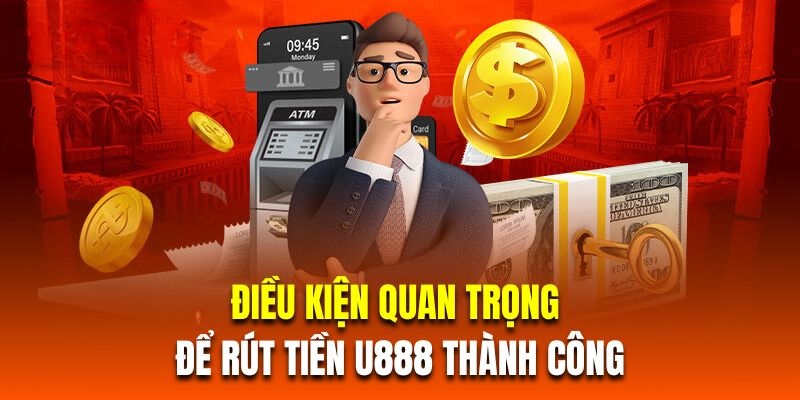 Khá phá điều kiện cụ thể để thực hiện lệnh rút tiền U888